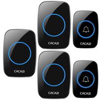 A10 Wireless Doorbell with Three Receivers & One Transmitter - Long-Range, No Wires, Ideal for Elderly. Receiver juoda