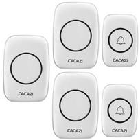 A10 Wireless Doorbell with Three Receivers & One Transmitter - Long-Range, No Wires, Ideal for Elderly. Receiver balta
