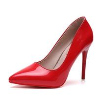 Mada Aukštakulniai 35-45 Didelio Dydžio Moteriški Batai 10cm Plonas Stiletto Banketui Vestuviniai Batai Seksualūs Smailianosiai Moteriški Vakarėlių Batai 37 raudona