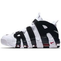 Nike Air Daugiau Uptempo Scottie Pippen Unisex sportbačiai balti juodi raudoni 414962-105 45 black