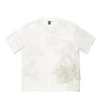 Li Ning X Jackie Chan Collaboration Kung Fu Series Comfortable Versatile Simple Loose Fit All Over Print Crew Neck Short Sleeve T-Shirt AHSV499-1 M white