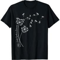 Ehlers Danlos Syndrome Zebra Dandelion EDS Awareness Support T-Shirt XXXL juoda