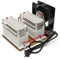 220V 20G nešiojamas ozonizatoriaus valytuvas ozono generatorius oro sterilizavimo valytuvas namų automobiliams Europos juoda/balta