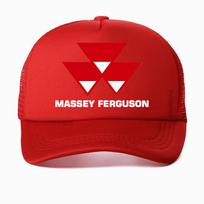 Massey Ferguson Žemės ūkio technikos beisbolo kepuraitė Traktoriai Ūkio technika Unisex Kvėpuojanti tinklinė Trucker kepuraitė Lauko kepurė nuo saulės red