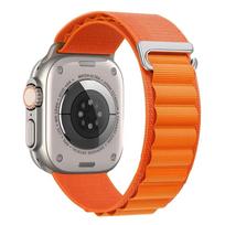 Alpine Loop Strap For Apple Watch Ultra 3 Band 49mm 11 10 9 8 7 46mm 42mm 45mm 41mm Nylon Sport Bracelet iWatch 6 5 SE 44mm Belt S11-10 46mm 44 45mm gray