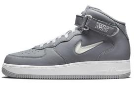 Nike Air Force 1 Mid Jewel QS 'NYC Cool Grey' Sneakers DH5622-001 36 gray