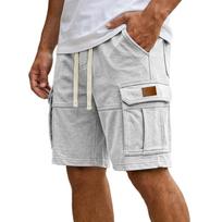 Mens shorts casual multi pocket design gym shorts men comfortable fit mens athletic shorts for daily activities mens workout shorts XL balta