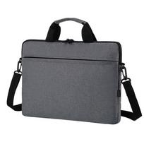 Universal Shockproof Laptop Sleeve Case Ultra Thin Business Shoulder Bag Large Capacity Fashion Notebook Cover 15.6 inch tamsiai pilka spalva