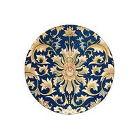 Patterned Ceramic Set of 6, Absorbent Drink with Cork Bottom, Heat Placemats Decor, Protects Surfaces from Condensation One Size beige
