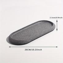 Wholesale Minimalist Bathroom Set Toothbrush Holder Toothpaste Stand Washbasin Tray pilka spalva