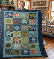 Farmhouse Patchwork Baby Blanket, Baby Shower Gift, Shabby Chic Baby Throw Grandmillenial Nursery Floral Blanket Baby Girl Gift Size: 75*100cm, Weight: 230 GSM gray
