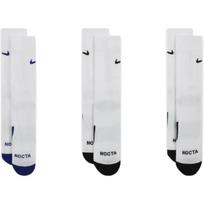 Nike X Nocta L'Art Crew Socks 3 Pack 'White/Deep Royal Blue/White/Black' FV3806-900 S balta