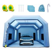 VEVOR Inflatable Spray Booth Car Paint Tent 10 x 6 x 4 m Filter System 2 Blowers