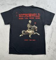 Travis Scott T Shirt M Astroworld Wish You Were Here ENJOY THE RIDE Tour Rap Tee Unisex T-Shirt M black