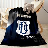 Dundee Fc Crest Customize Your Name Blanket Cozy Customizable Blanket Durable Comfort Throw For Picnics Bedding Bed Nap Four Seasons Universal 80cmx120cm