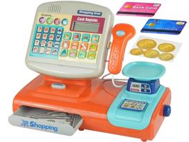 Educational Cash Register Shop Calculator Scale Scanner Basket Sound