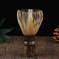 Bambukinis Matcha plakiklis Daugkartinis Matcha šluotelė Šepetėliai Įrankiai Matcha gaminimo įrankiai Tradicinis japoniškas Matcha maišytuvas Arbatos šepetėlis Bamboo violetinė