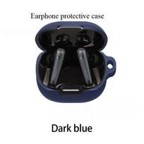 Suitable for Soundcore Anker Liberty 4 NC Headphone Protective Case Thin and Environmentally Friendly Silicone Protective Shell tamsiai mėlyna spalva