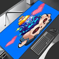Blox Fruits game Theme Premium Non-slip Mouse Pad with Stitched Edges,Durable Rubber Material,for Desktop & Gaming Great Gifts 30cmx60cm white