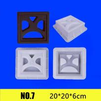 Cemento Antikinis Tuščiaviduris Plytų Formas 20*20*6cm 3D Drožyba Neslystanti Betono Plastikinė Trinkelių Forma Cemento Lygiavimo Kastuvas Trinkelių Įrankiai