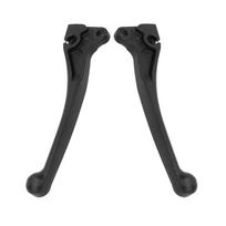 2pcs Left Right Set Left Right Brake Levers Scooter Brake Levers  For Scooter Moped black