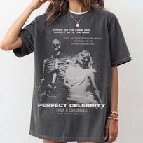 Lady Gaga The Mayhem Ball Tour T-Shirt, Concert Outfit Graphic Tee Gift For Fan S gray