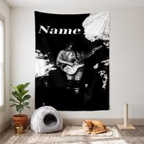 Billie eilish (19) Customizable name decorative wall tapestry ideal choice for wall decor in bedrooms living rooms dorms and home 130cmx150cm