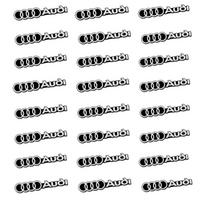 4 vnt. 3D aliuminio emblema lipdukas automobilio qwe2o dekoruoti Skirta qwe2 A1 A3 A4 B8 8P A6 C7 A5 Q5 B7 B6 B9 A7 A8 RS Q3 Q7 Q2 TT