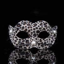 Pattern Leopard For Dance Costumes Leopard Mask Halloween Decoration Mask Cosplay Props Masquerade B