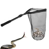 Snake Capture Net: 22.0 in Extended Reach Quick-Lock Telescopic Handle - Tear-Resistant Nylon Mesh 31.5 in Deep Net for Reptile Handling and Wildlife juoda