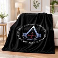 Assassins Creed Flannel Throw Blanket Soft Warm Cozy For Sofa Bed Indoor Home Bedroom Use 100cmx150cm