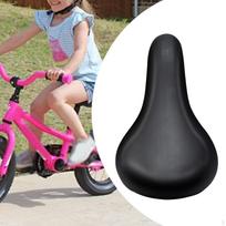 Dviračio balnelis vaikams sėdynė berniukams mergaitėms PU oda vandeniui atsparus vaikiškas dviratis Saddle ONLY black