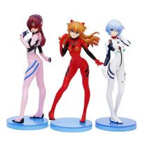 22cm NEON GENESIS EVANGELION Figures Ayanami Rei Action Figure Cake Decorations PVC Model Anime Asuka Makinami Collection Toys white