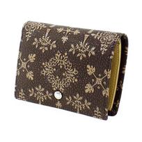 [Inden-ya] Inden Bifold Wallet with Coin Purse, Deerskin Leather, Folky 9128 gray