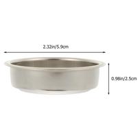 Stainless Steel Cup Fine Mesh For Espresso Machines Reusable Durable Multiple Filter Holes Coffee Maker Part No Residue smėlis