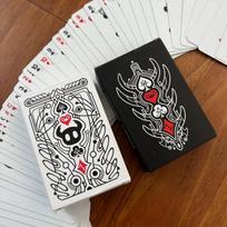 Hollow Knight Standard Poker Card 1-2Set Black and White Friend Party Playing Card Gaming Set Card Group Portable Imaginative Play Game black