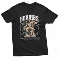 Hermes God Greek Mythology Statue Art TShirt Unisex T-Shirt M gray