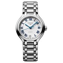 LONGINES Elegant Series Automatic Mechanical Movement 30 Meters Waterproof Silver Dial Stainless Steel Case Stainless Steel Strap L8.124.4.71.6 sidabras