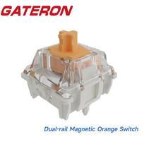 GATERON Magnetic Switch Orange KS-20U Hall Sensor SMD RGB Linear DIY Custom Mechanical Gaming Keyboard Quick Trigger 10PCS gray