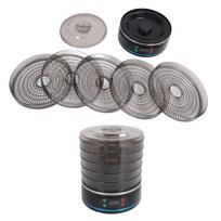 5 Trays Food Dehydrator Machine Dried Fruit Machine Dehydrate Beef Jerky Meats Mushrooms Fruits Vegetables   Black gray