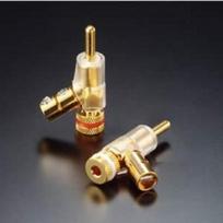 Furutech Audio Grade Banana Plugs 24K Gold Plated of FP-202(G) (Set 4) auksas