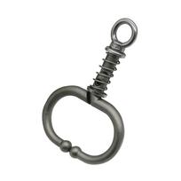Stainless Steel Diameter 70mm Big Cattle Nose Ring Spring Bull Nose Clamps Cow Nose Traction Rings Ware Binding Tool 1 Pc