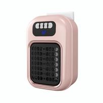 400W Power Electric Heater LED Display Mini Heater 12-Hour Timer Radiator Heater  Bedroom Heating rožinė
