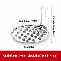 Stainless Steel Bean Jelly Scraper Manual Multifunctional Cold Noodle Scraper Wear Resistant Food Scraping Tool Kitchen Gadgets gray