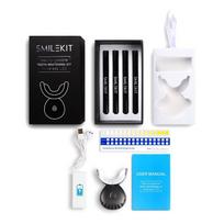 Smilekit dantų balinimo šviesos lempos rinkinys Profesionaliai burnos priežiūrai, kad šypsena būtų šviesiai balta Black Set black