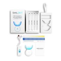 Smilekit dantų balinimo šviesos lempos rinkinys Profesionaliai burnos priežiūrai, kad šypsena būtų šviesiai balta White Set