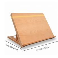 Tabletop Table Top Easel Foldable Desktop Drawing Board Sturdy Wooden with