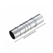 Tent Camp Heater Pipe Cylindrical Flue Extension Heavy-Duty for Campers gray