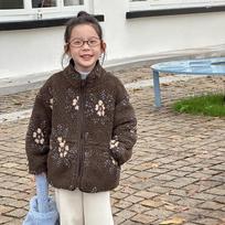 Kids Korean Style Loose Thick Warm Lamb Wool Winter Coat 170cm ruda