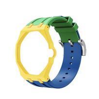 Advanced DIY For AP X Swatch Royal POP Set Pocket Watch Strap Bioceramic Protective Case Bezel Two-Tone Color Blocking Band Strap For Royal Pop&Customized DIY multi